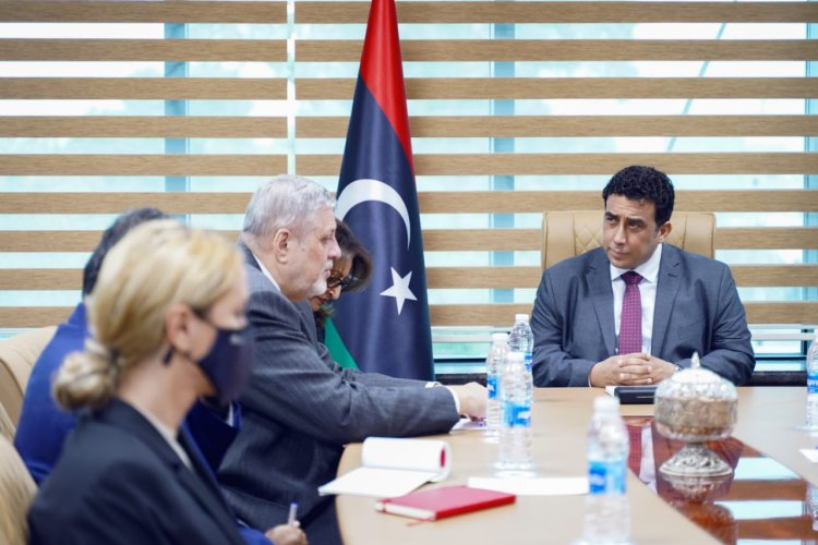 المنفي يبحث مع كوبيتش الاستعداد للانتخابات الليبية